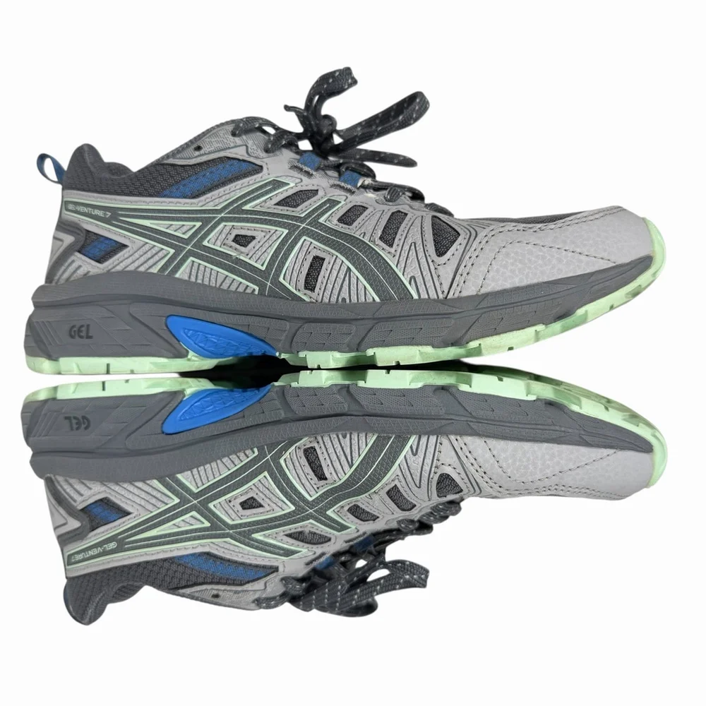 Asics Gel-Venture 7 Running Shoes Womens Size 6.5 Sneakers Training Gray